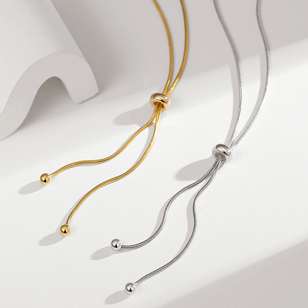 Minimalist Tie Necklace