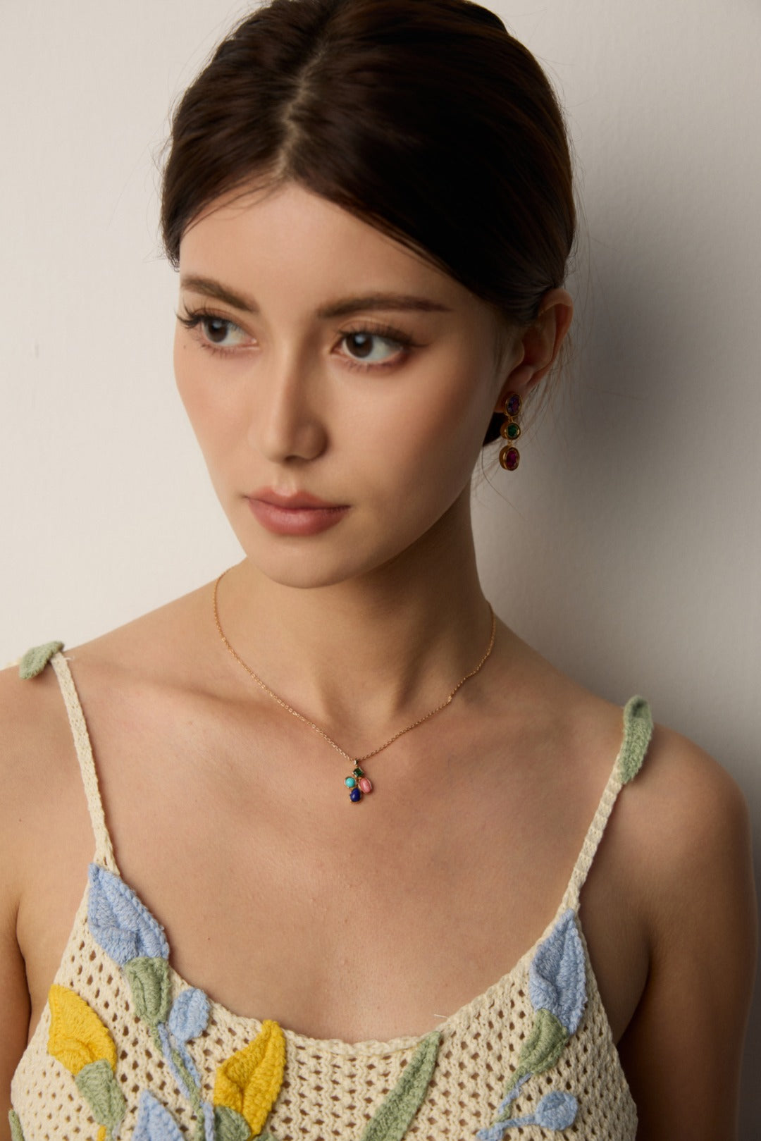 Melody Series - Summer Prism Stone Pendant Necklace
