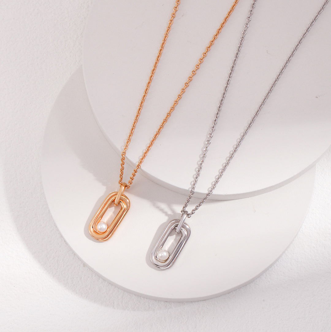 Elegance Series - Mobius Band Pendant Necklace