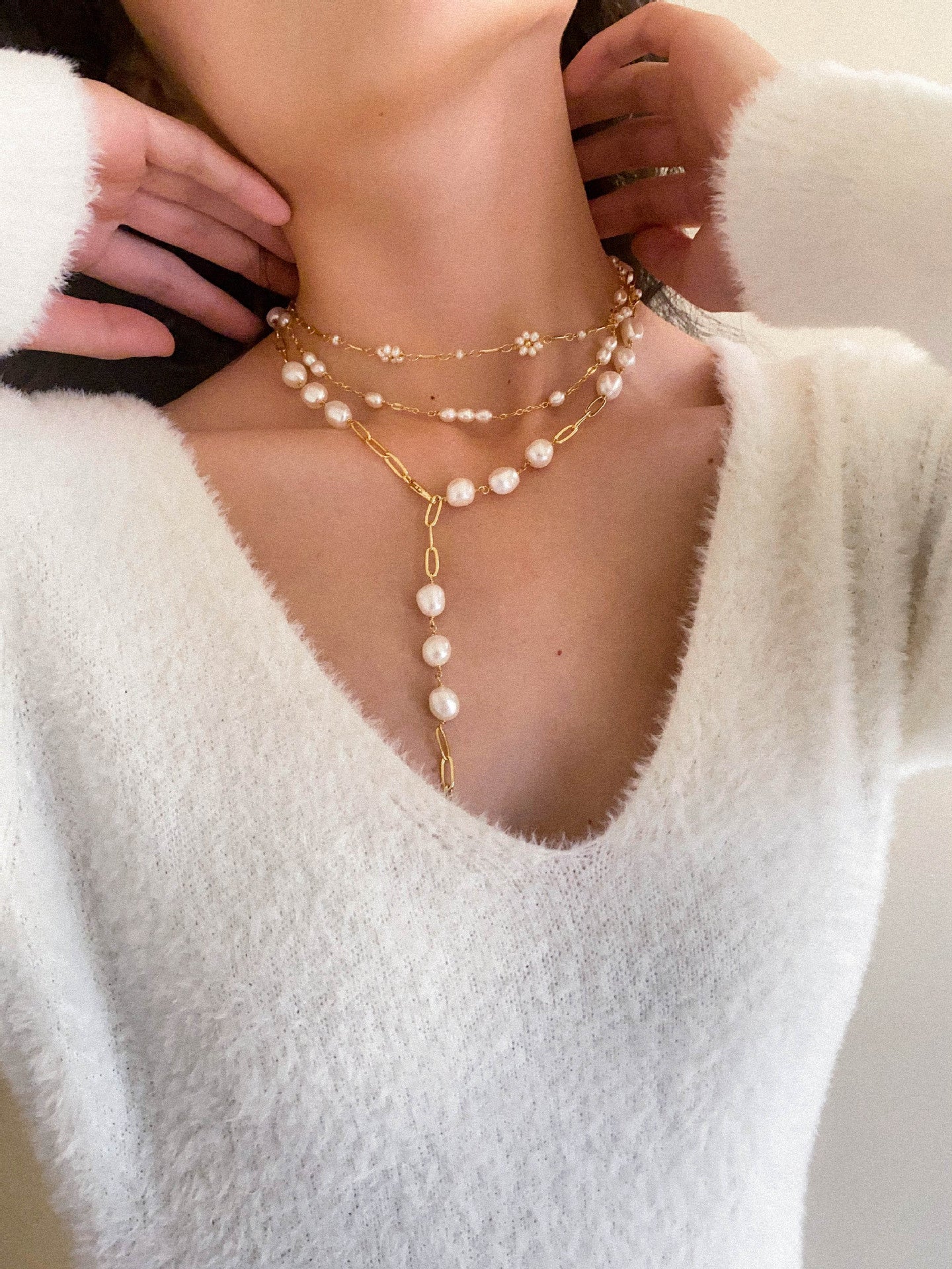 Melody Series - Pearl Melody Necklaces