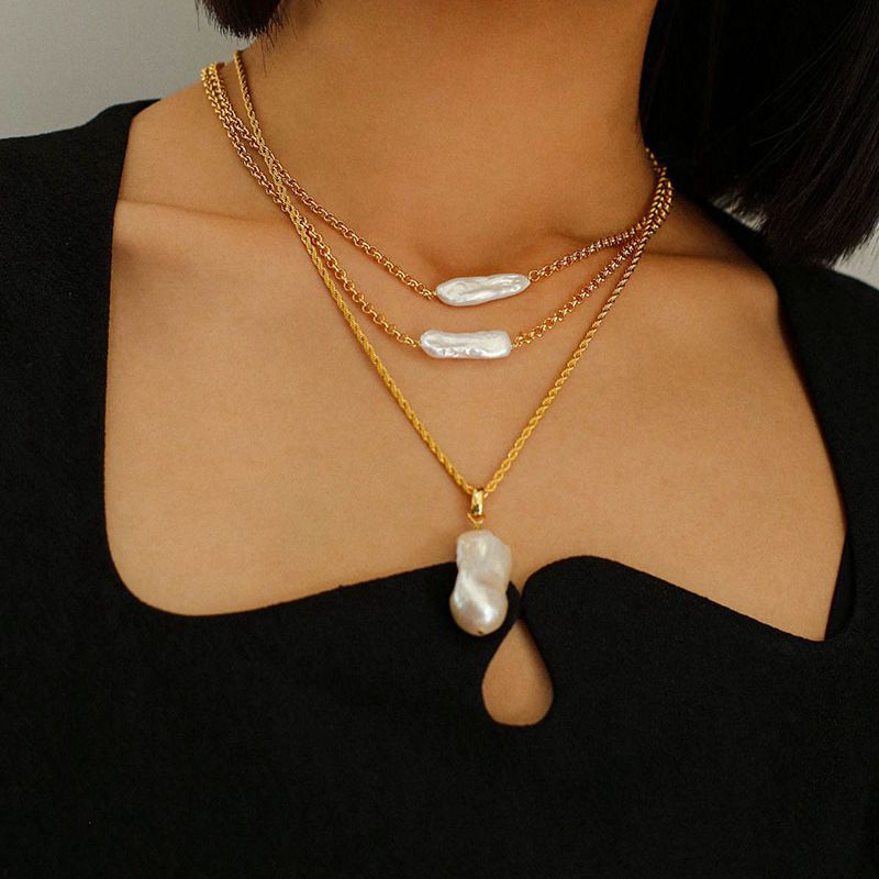 pearl necklaces