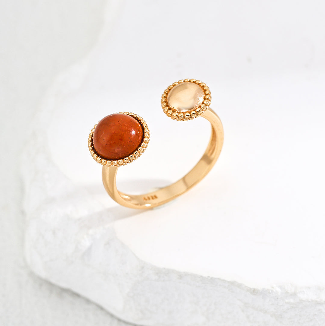Vintage Series - Vital Bloom Between the Finger ring