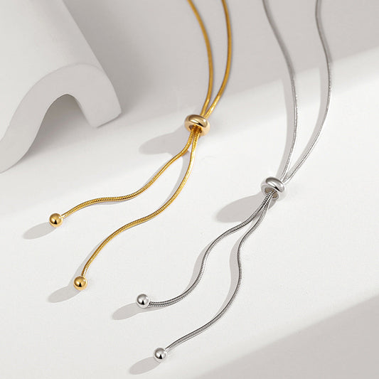 Minimalist Tie Necklace
