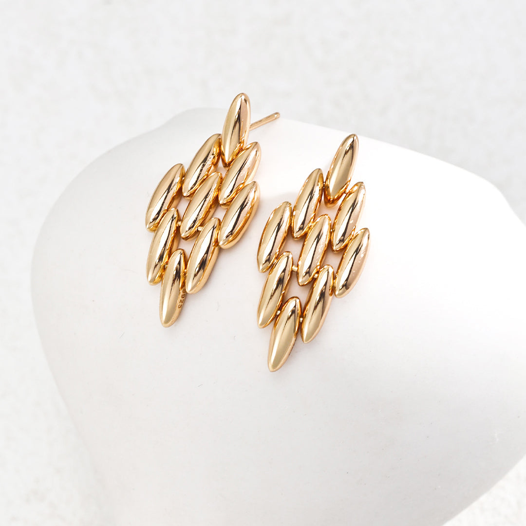 Minimalist Maillon Link Earrings