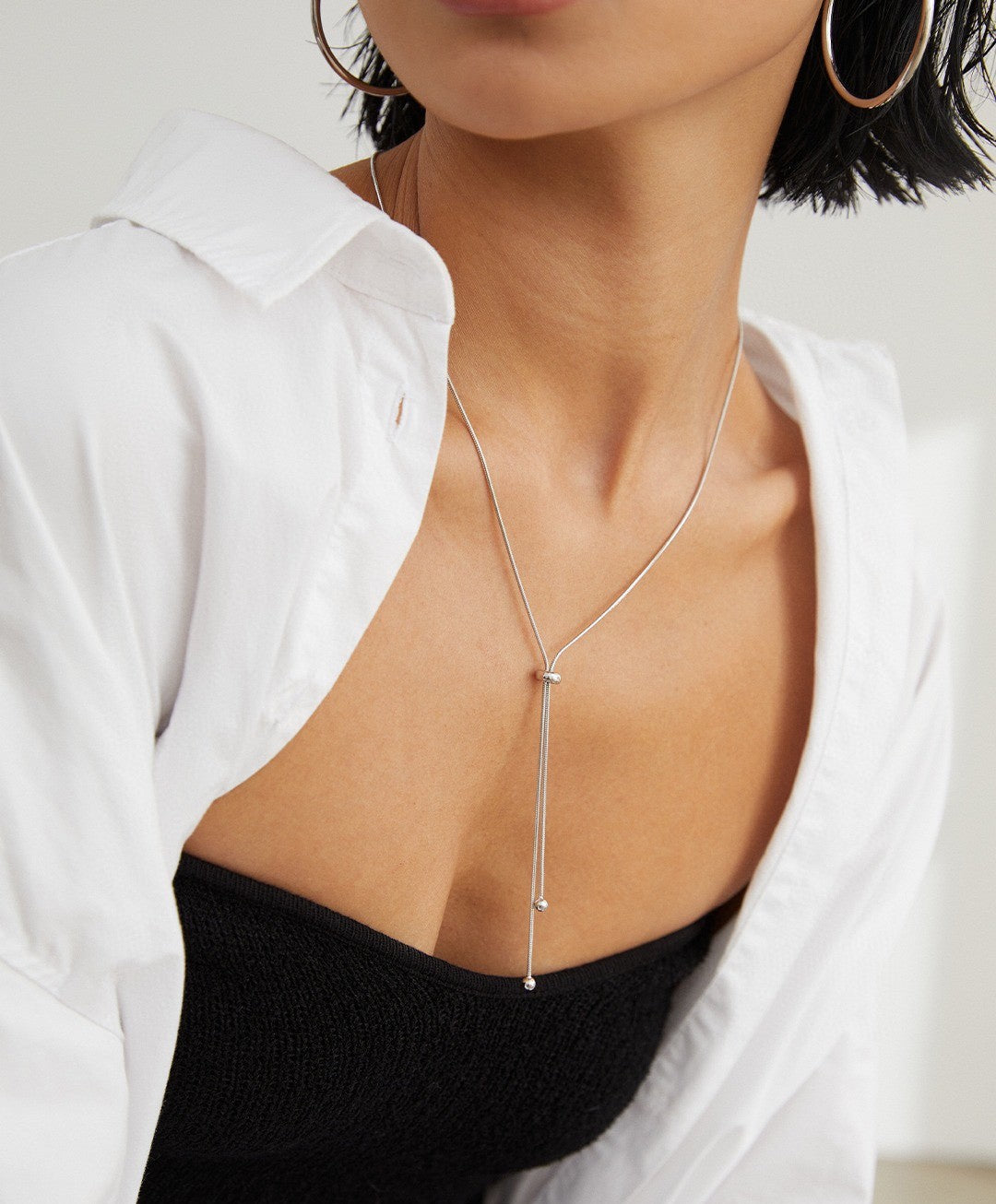 Minimalist Tie Necklace