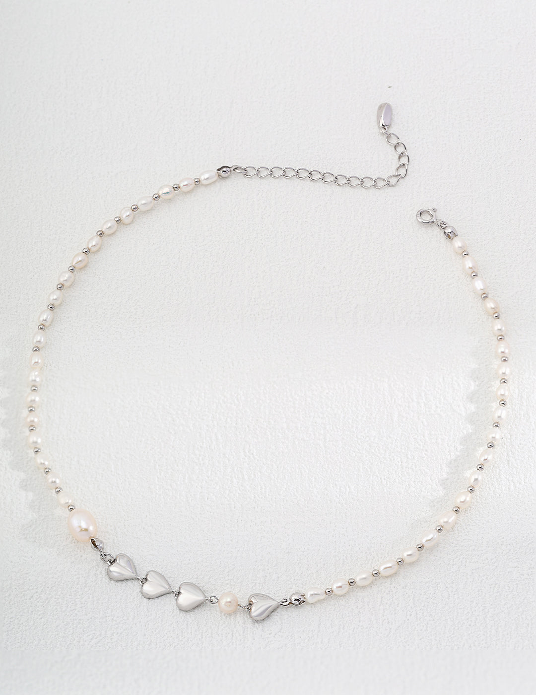 Melody Series - Pearl Heart Necklace