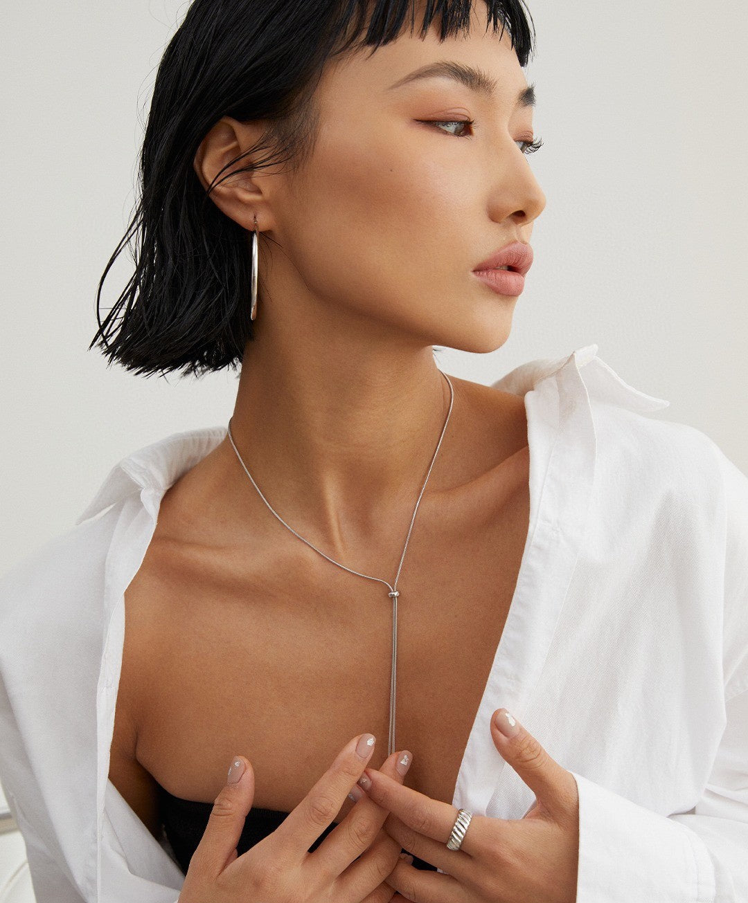 Minimalist Tie Necklace