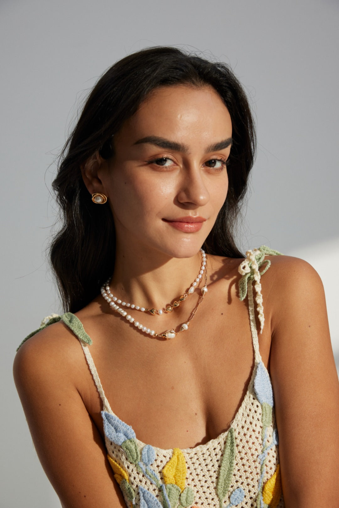 Melody Series - Pearl Heart Necklace