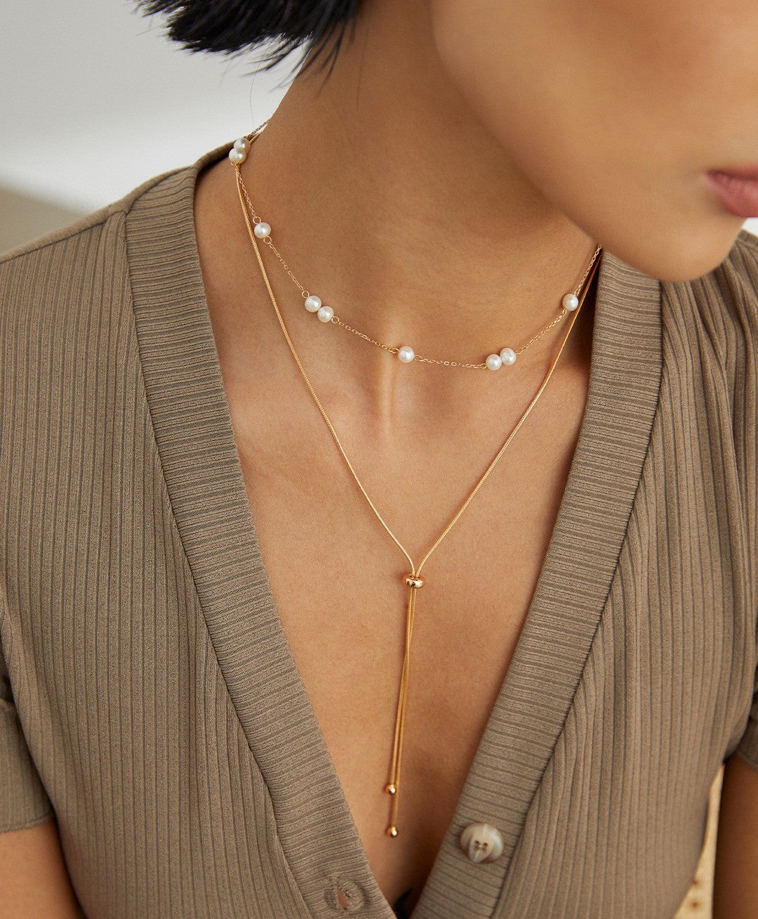 Minimalist Tie Necklace