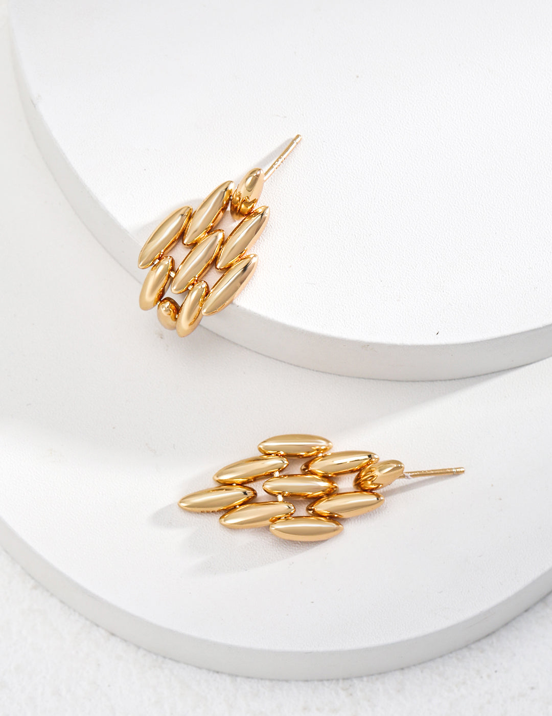 Minimalist Maillon Link Earrings