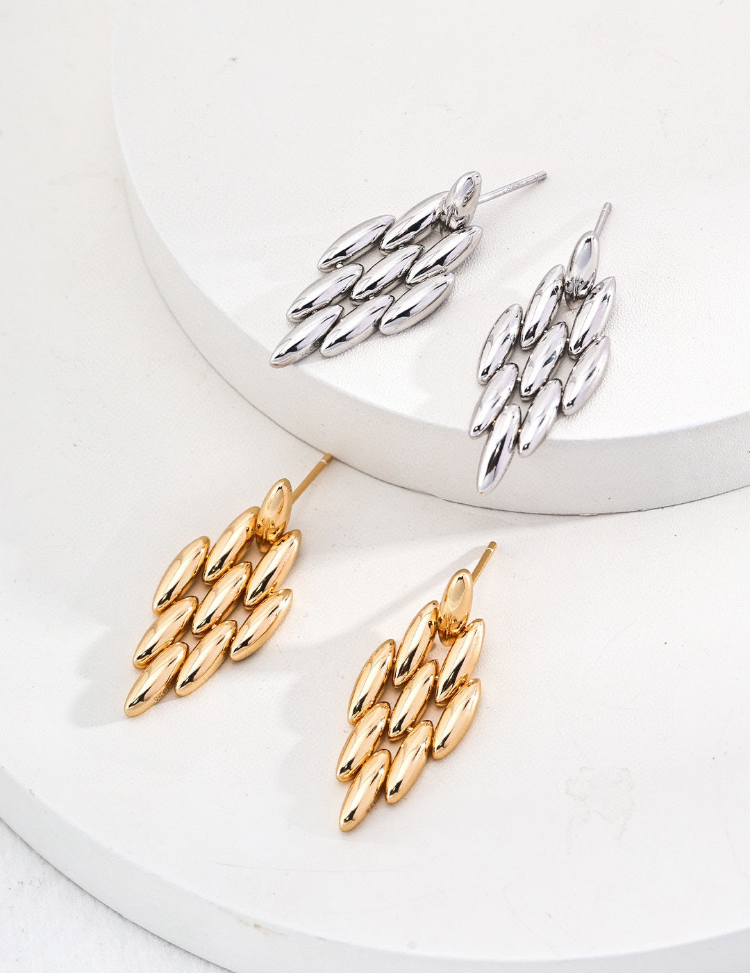Minimalist Maillon Link Earrings