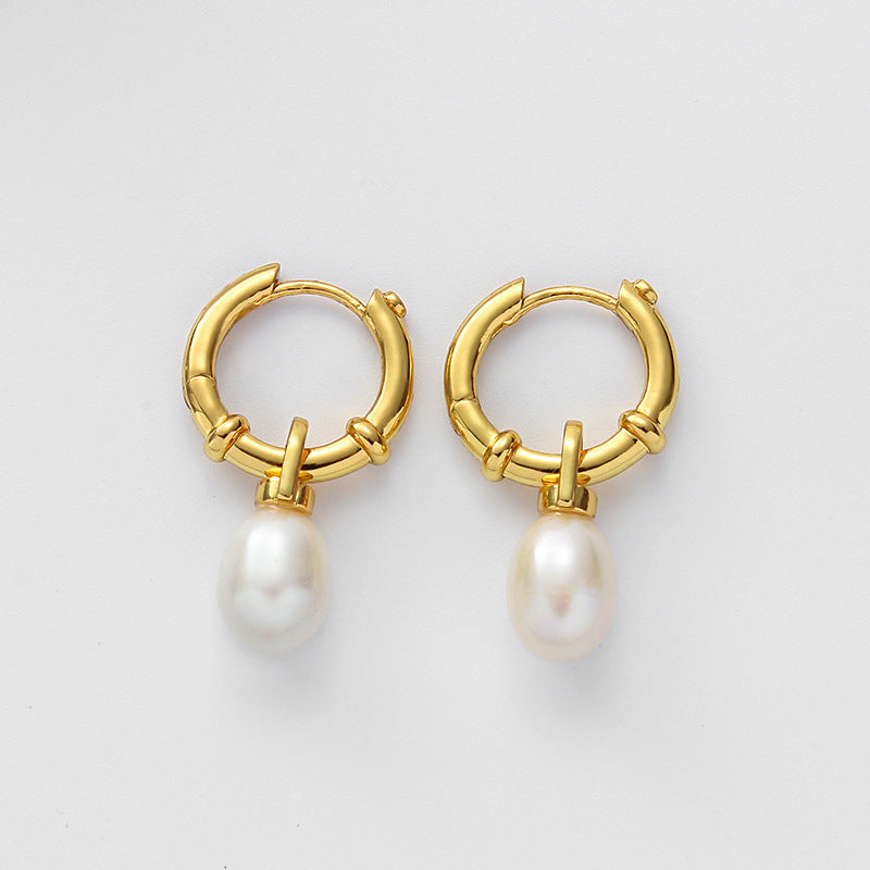 Elegance Series - 18K Gold Plated Earring Hoops