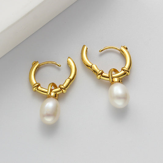 Elegance Series - 18K Gold Plated Earring Hoops