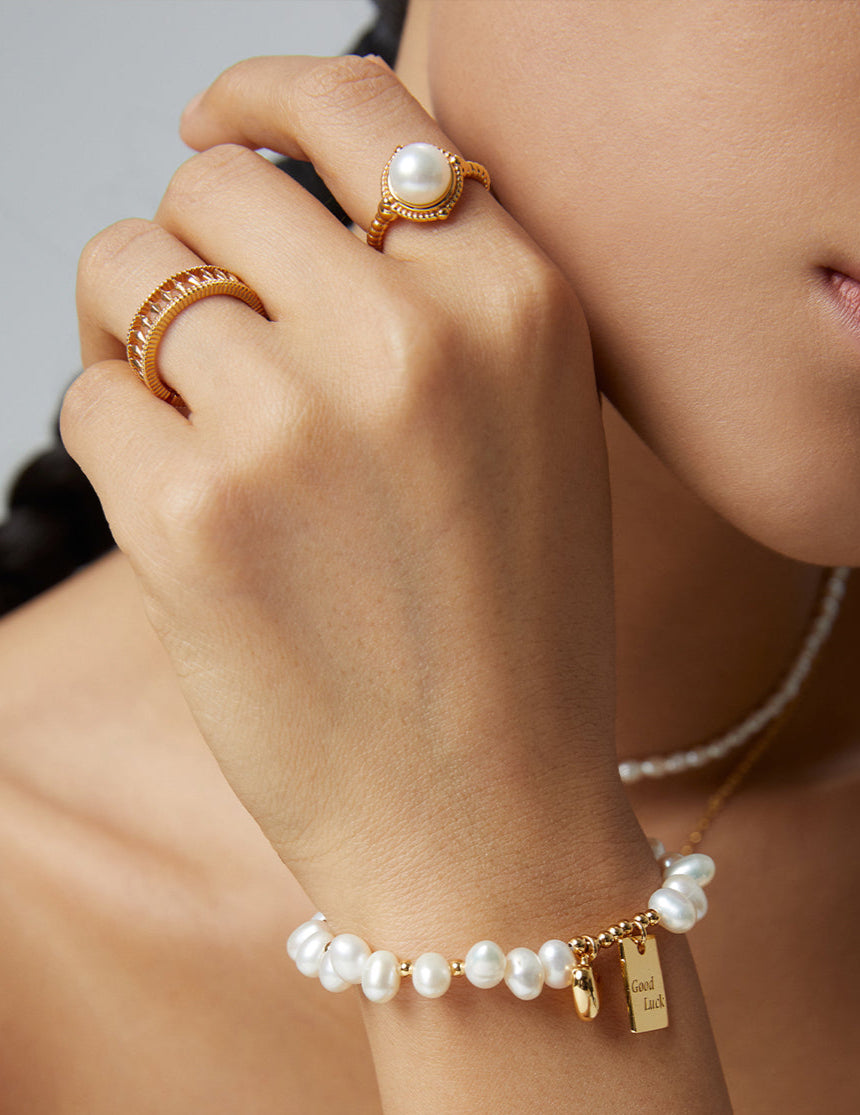 Elegance Series - Pearl Glamour Ring