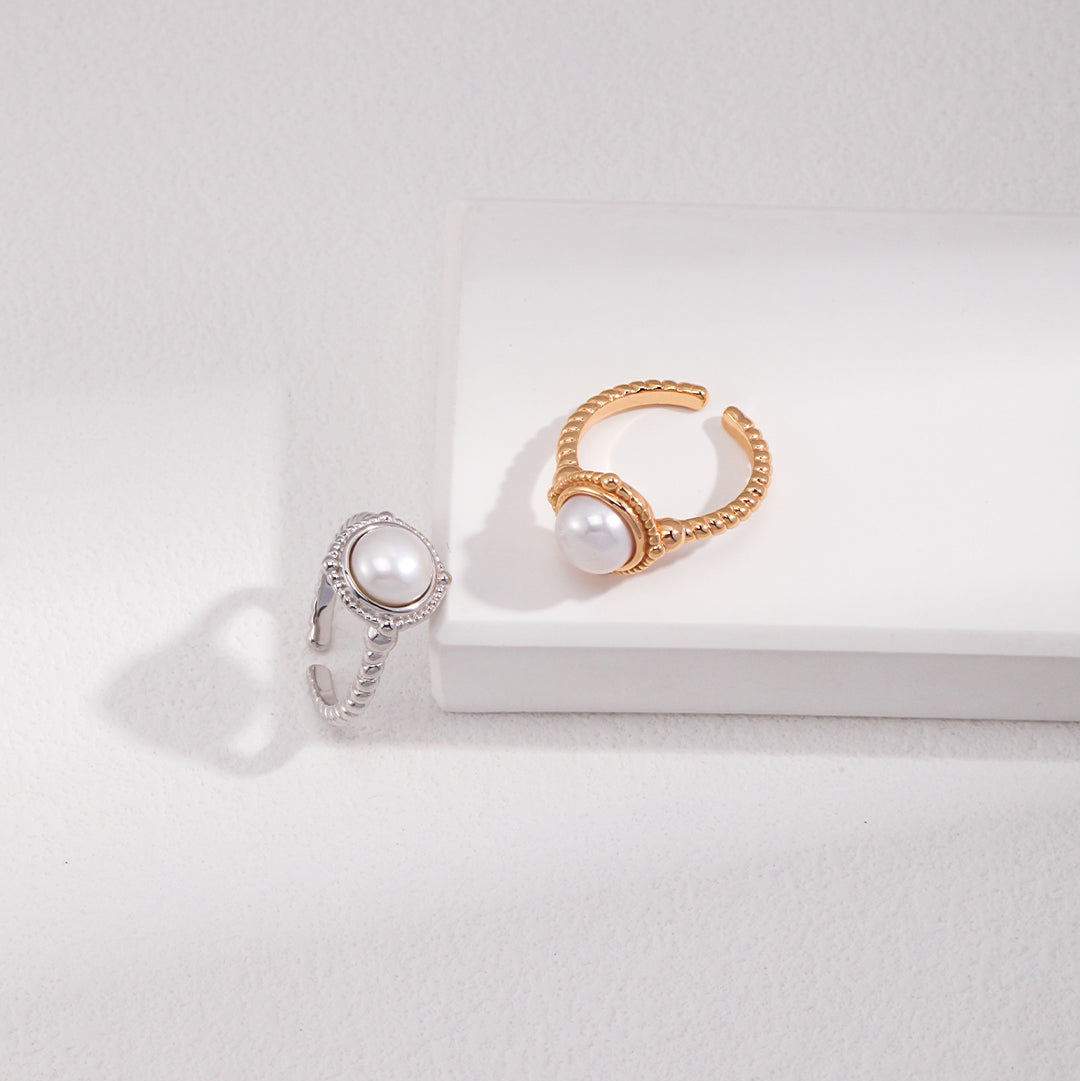 Elegance Series - Pearl Glamour Ring