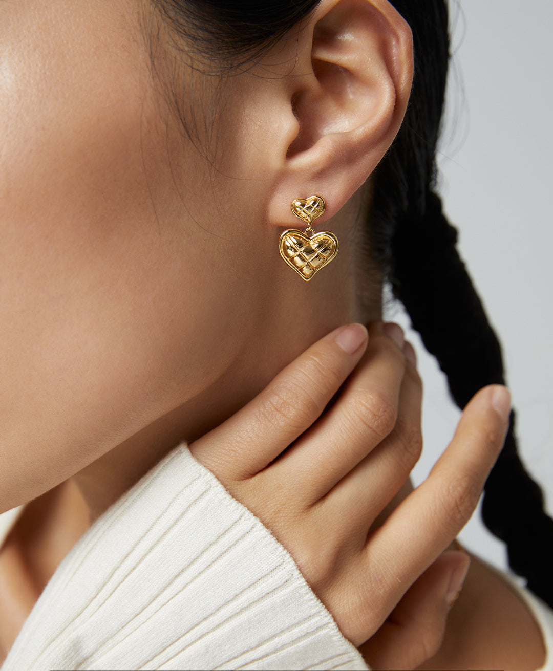 Heart Shaped Earring Drops
