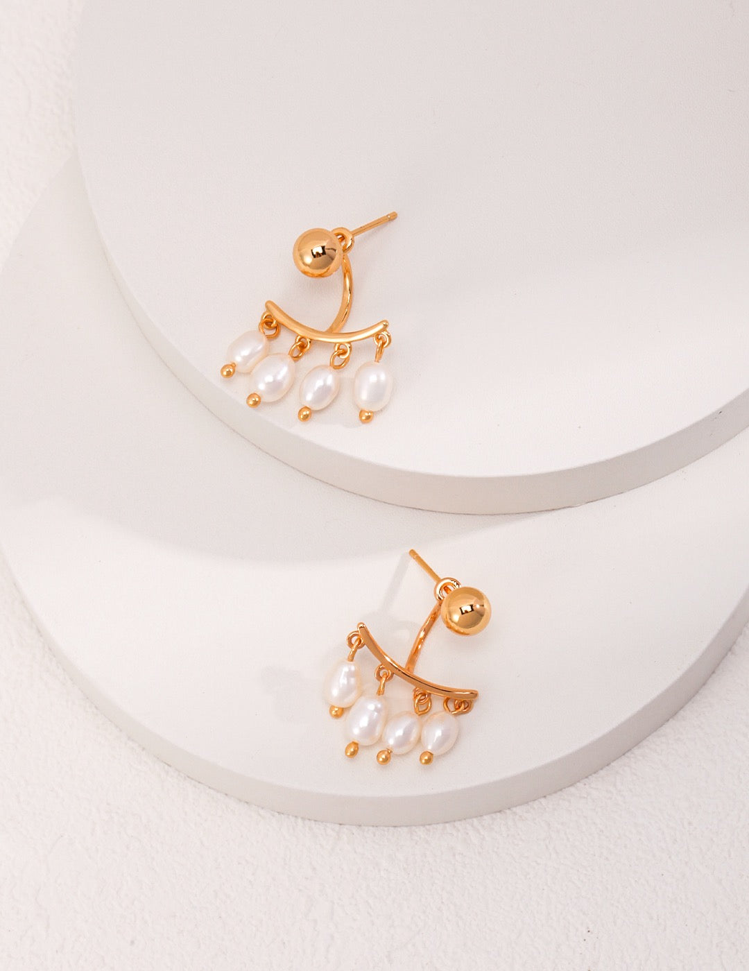 In Vacanza Freshwater Pearl Droplet Earrings