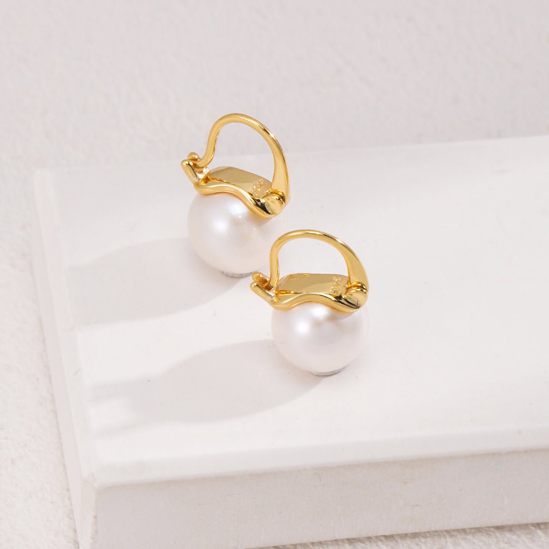 Elegance Series - Pearl Drop Earrings